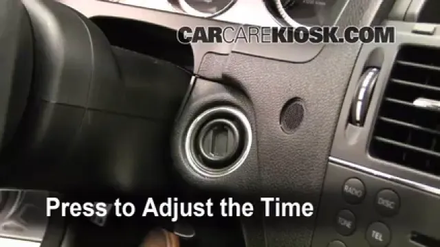 2009 Mercedes-Benz C300 Sport 3.0L V6 Reloj Fijar hora de reloj